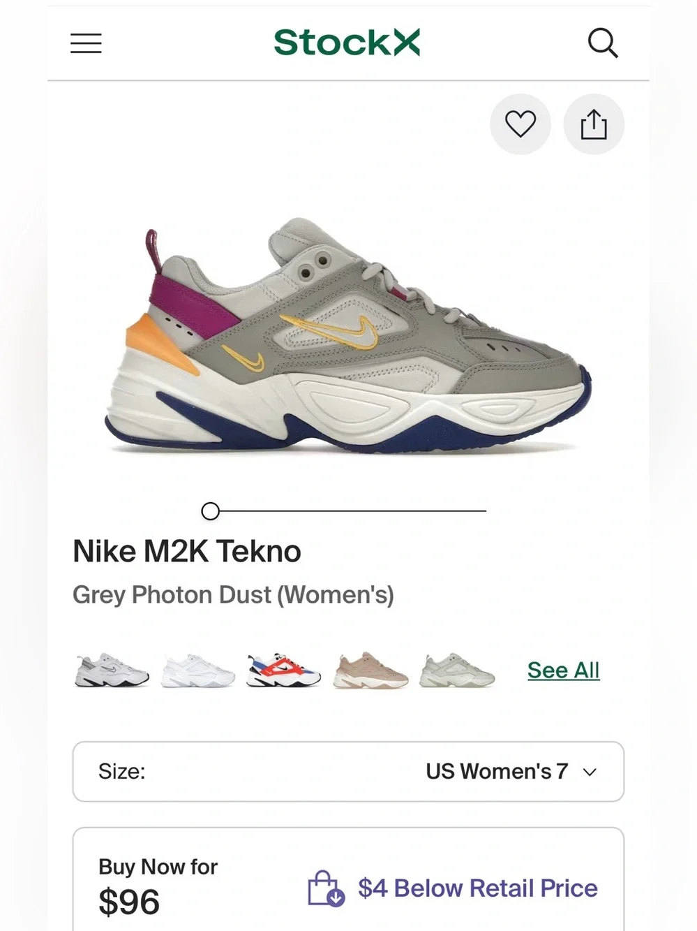 Nike M2K Tekno W7